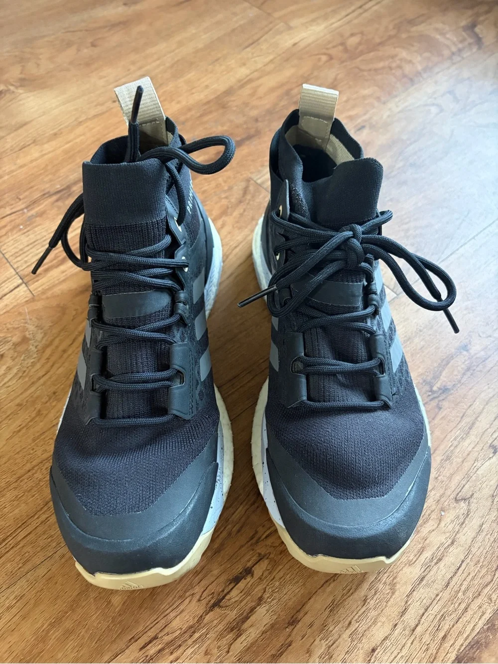 Adidas Terrex Free Hiker aprimeblue Hicking Boots Womens 7.5 Black Savanna